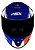CAPACETE ASX DRAKEN PILOT BRILHO AZUL/BRANCO/VERMELHO 60/L - Imagem 2