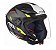 CAPACETE ASX CITY AIR SQUARE FOSCO PRETO/GRAFITE/AMARELO 58/M - Imagem 9