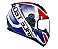 CAPACETE RACE TECH SECTOR SLASH WHT/BLUE 60/L - Imagem 3