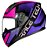 CAPACETE RACE TECH SECTOR SLASH BLK/PURPLE 58/M - Imagem 1