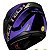 CAPACETE RACE TECH SECTOR SLASH BLK/PURPLE 58/M - Imagem 3