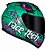 CAPACETE RACE TECH SECTOR KRAKEN TIT/GREEN 58/M - Imagem 4