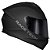 CAPACETE RACE TECH HIT MONOCOLOR MATTE BLACK 62/XL - Imagem 3
