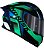 CAPACETE NORISK FLOW PULSE GREEN/BLUE 58/M - Imagem 4