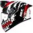 CAPACETE NORISK FLOW DAYTONA WHT/RED 60/L - Imagem 1
