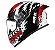 CAPACETE NORISK FLOW DAYTONA WHT/RED 60/L - Imagem 2