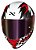 CAPACETE NORISK FLOW DAYTONA WHT/RED 60/L - Imagem 4