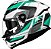 CAPACETE LS2 STREAM II FF808 ROAD WHT/GREEN 58/M - Imagem 2
