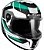 CAPACETE LS2 STREAM II FF808 ROAD WHT/GREEN 58/M - Imagem 4