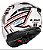 CAPACETE LS2 STREAM II FF808 MAZE WHT/BLACK 58/M - Imagem 5