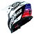 CAPACETE ASW FUSION 2.0 RELAY BRANCO PRETO ROXO 58  EAN  7908377169692 - Imagem 3
