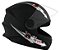 CAPACETE TORK LIBERTY FOUR KIDS PRETO FOSCO 54 - Imagem 2