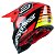 CAPACETE ASW FUSION 2.0 RELAY VERMELHO PRETO AMARELO 60  EAN  7908377169944 - Imagem 2