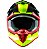 CAPACETE ASW R3 EVADE VERMELHO PRETO AMARELO FLUO 58  EAN  7908377176805 - Imagem 3