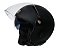 CAPACETE ORIGINE ALPHA SOLID BLACK MATT 60/L - Imagem 4