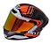 VISEIRA CAPACETE KYT TT COURSE IRIDIUM VERMELHA - Imagem 2