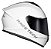 CAPACETE RACE TECH HIT MONOCOLOR WHITE 56/S - Imagem 1