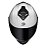 CAPACETE RACE TECH HIT MONOCOLOR WHITE 56/S - Imagem 3
