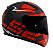 CAPACETE LS2 RAPID FF353 CROMO MATTE BLK/RED 56/S - Imagem 1