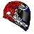 CAPACETE LS2 FF358 MEMPHIS ORANGE/BLUE 56/S - Imagem 1