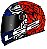 CAPACETE LS2 FF358 MEMPHIS ORANGE/BLUE 56/S - Imagem 2