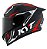 CAPACETE KYT STRIKER 2V ASPHALT BLACK/RED - M - Imagem 1