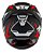 CAPACETE KYT STRIKER 2V ASPHALT BLACK/RED - M - Imagem 4