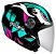 CAPACETE EBF SPARK JET DRAGON PRETO/TIFANY 58 - Imagem 1