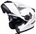 CAPACETE TEXX ESCAMOT GLADIATOR BRANCO 62 - Imagem 2