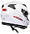 CAPACETE TEXX ESCAMOT GLADIATOR BRANCO 62 - Imagem 3