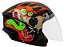 CAPACETE TORK NEW LIBERTY 3 COYOTE PRETO BRILHO 58 - Imagem 2