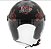 CAPACETE TORK NEW LIBERTY THREE FLOWERS VM/PT FOSCO 60 - Imagem 3