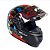CAPACETE FW3 GT SKULL CAVEIRA PRETO BRILHANTE - BRILHA NO ESCURO TAM 60 - Imagem 2
