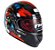 CAPACETE FW3 GT SKULL CAVEIRA PRETO BRILHANTE - BRILHA NO ESCURO TAM 60 - Imagem 3
