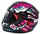 CAPACETE FW3 GTN EAGLE ROSA AZUL 58 - Imagem 1