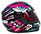 CAPACETE FW3 GTN EAGLE ROSA AZUL 58 - Imagem 4