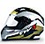 CAPACETE FW3 GTN SUPER DOURADO CINZA BRANCO 58 - Imagem 1