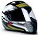 CAPACETE FW3 GTN SUPER DOURADO CINZA BRANCO 58 - Imagem 4
