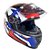 CAPACETE FW3 GTN SUPER VERMELHO AZUL BRANCO 58 - Imagem 2