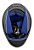 CAPACETE FW3 GTX STAR PRETO BRILHANTE AZ TIFFANY ROSA 56 - Imagem 5