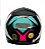 CAPACETE FW3 GTX STAR PRETO BRILHANTE AZ TIFFANY ROSA 58 - Imagem 4