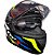 CAPACETE FW3 GTX STAR PRETO BRILHANTE AZUL AMARELO 60 - Imagem 5