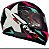 CAPACETE FW3 GTX STAR PRETO BRILHANTE AZUL ROSA 60 - Imagem 5