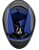 CAPACETE FW3 GTX STAR PRETO BRILHANTE AZUL VERMELHO 60 - Imagem 5