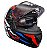 CAPACETE FW3 GTX STAR PRETO BRILHANTE AZUL VERMELHO 60 - Imagem 6