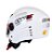 CAPACETE FW3 X OPEN CLASSIC BRANCO BRILHANTE 56 - Imagem 3