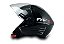 CAPACETE FW3 X OPEN CLASSIC PRETO BRILHANTE 58 - Imagem 3
