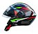 CAPACETE FW3 X OPEN PRETO ITALIA 58 - Imagem 1