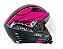 CAPACETE FW3 X OPEN PRETO ROSA 56 - Imagem 2
