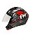 CAPACETE FW3 X OPEN PRETO VERMELHO 58 - Imagem 2